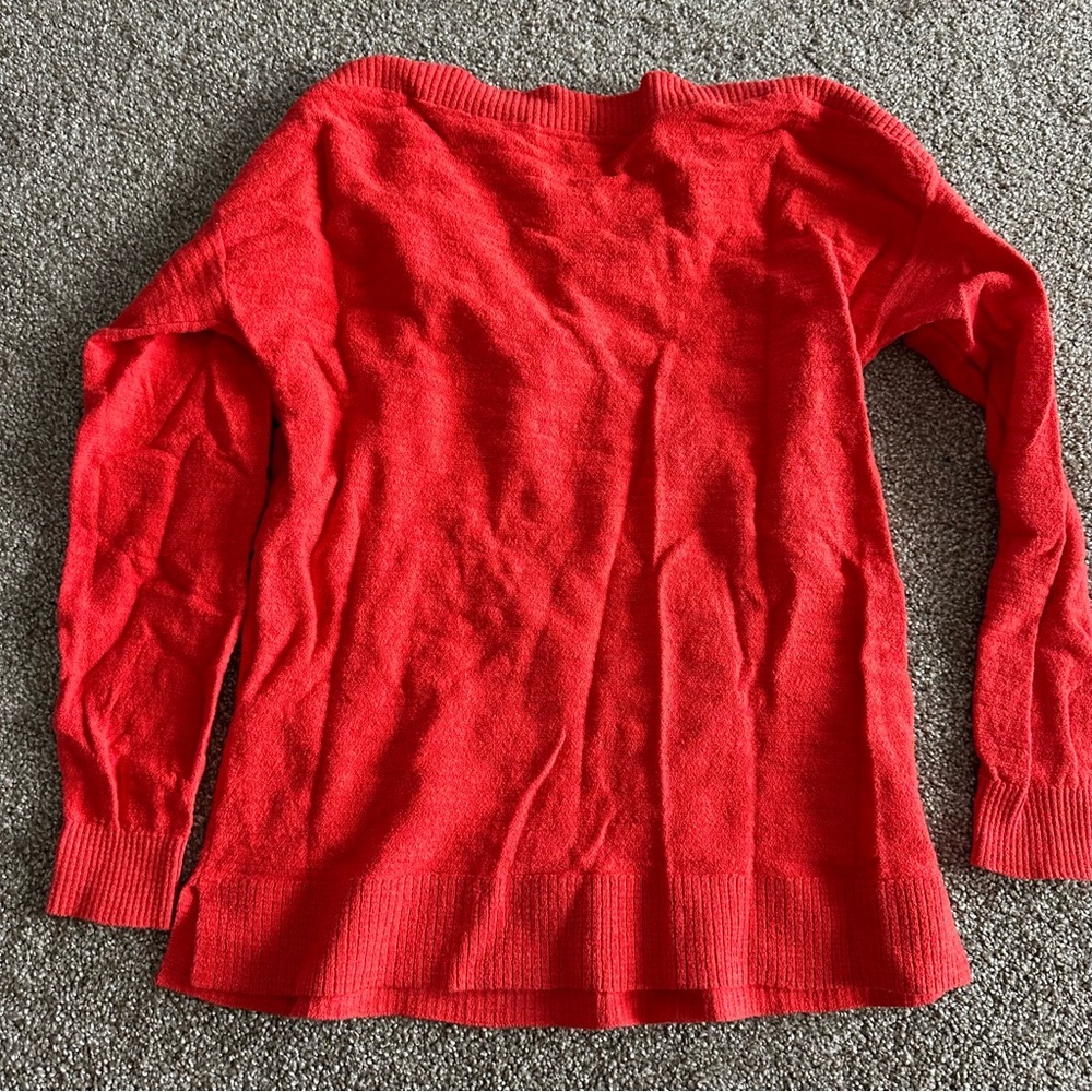 Loft Orange Sweater - Picture 3 of 3